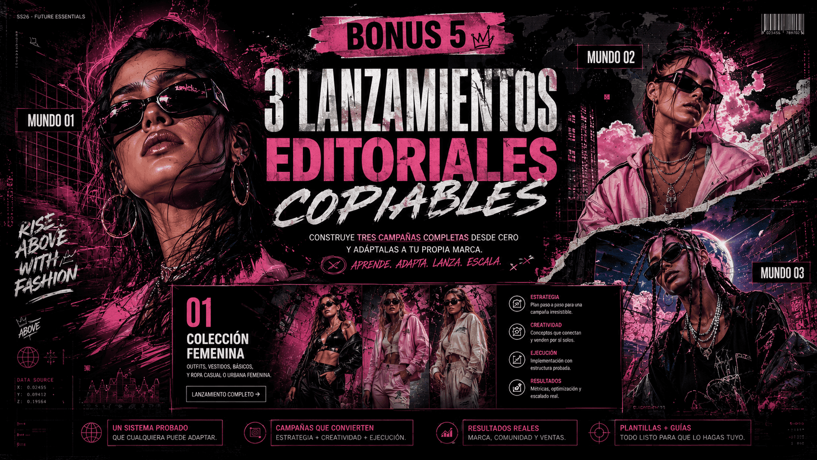 Bonus 5: 3 Lanzamientos Editoriales Copiables
