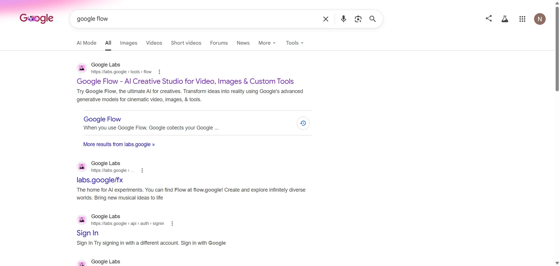 Paso 2: Escribir Google Flow